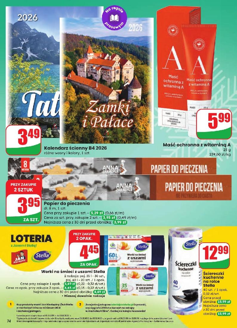 Gazetka promocyjna DINO str. 74