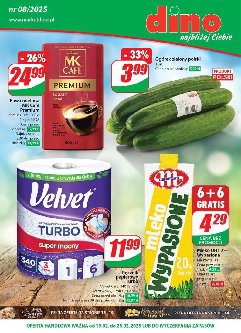 Gazetka promocyjna DINO str. 1