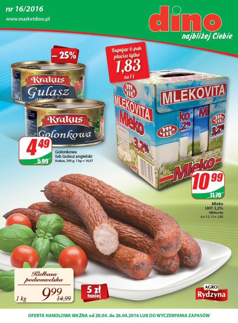 Gazetka promocyjna DINO str. 1