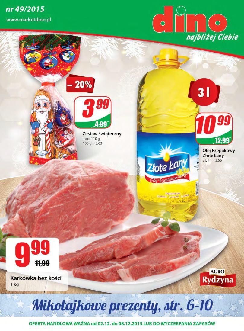 Gazetka promocyjna DINO str. 1