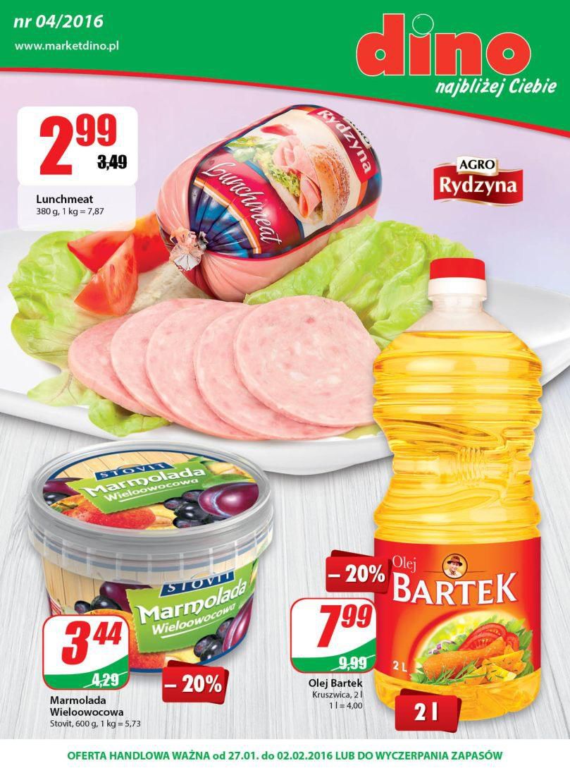 Gazetka promocyjna DINO str. 1