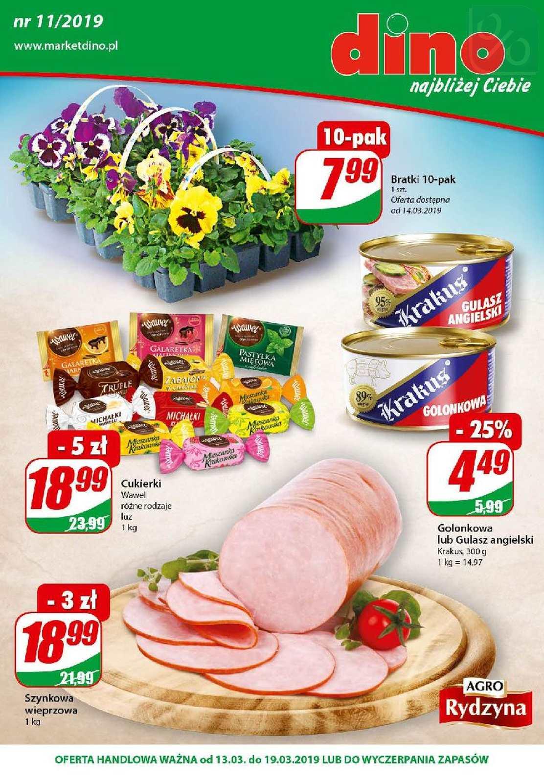 Gazetka promocyjna DINO str. 1