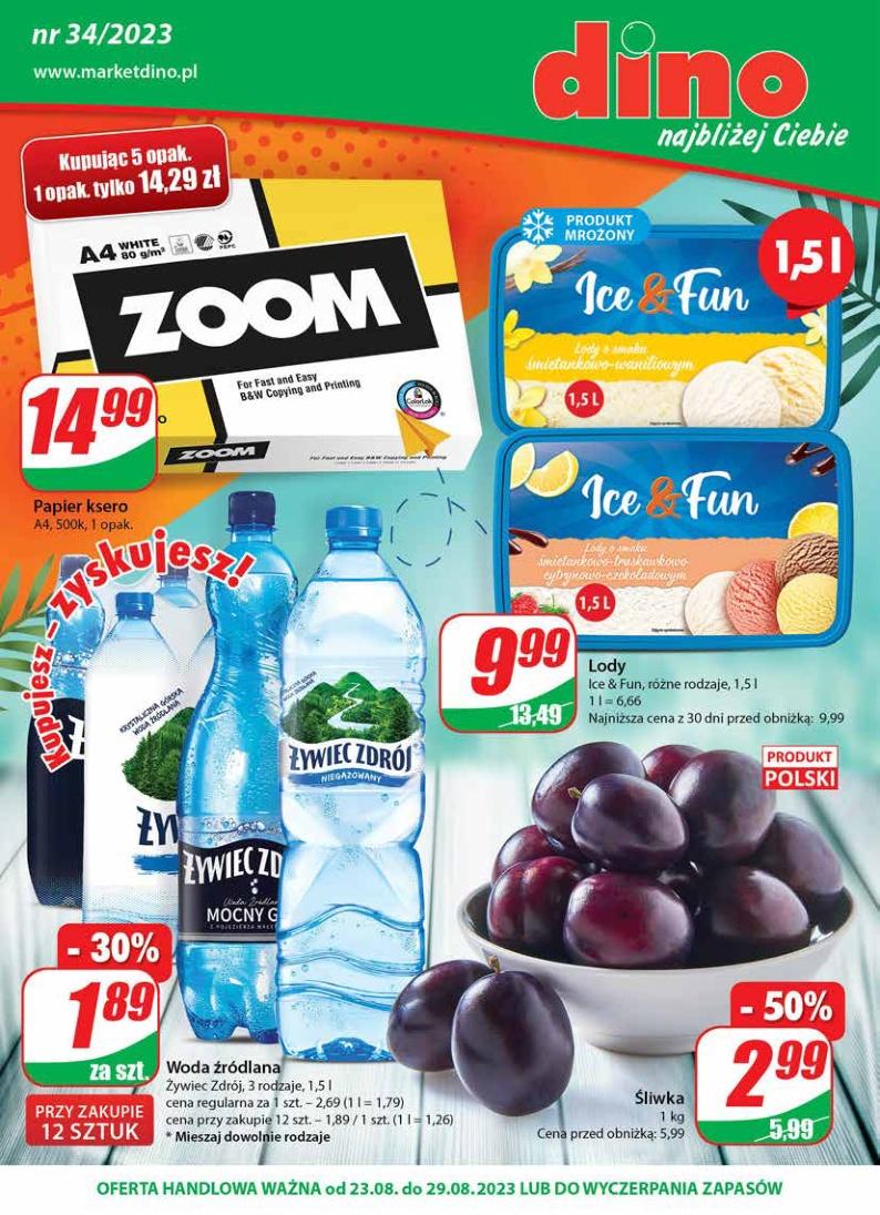 Gazetka promocyjna DINO str. 1