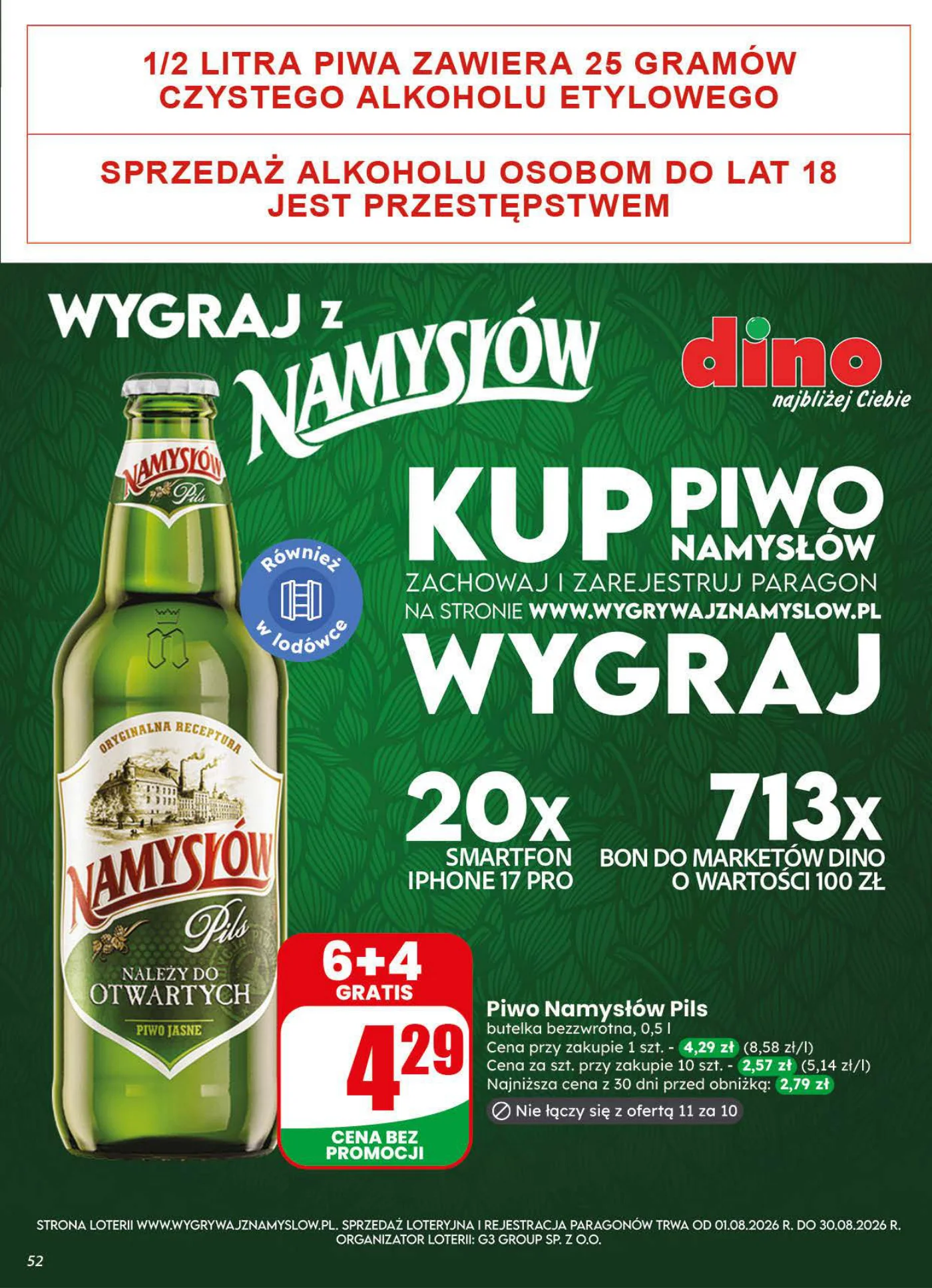 Gazetka promocyjna DINO str. 52